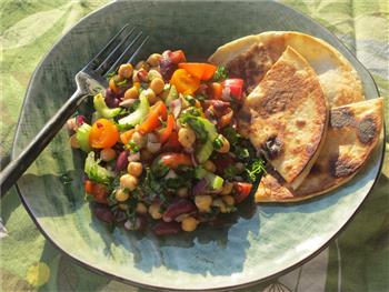 kikrter bnor i frsch hjrtvnlig sallad